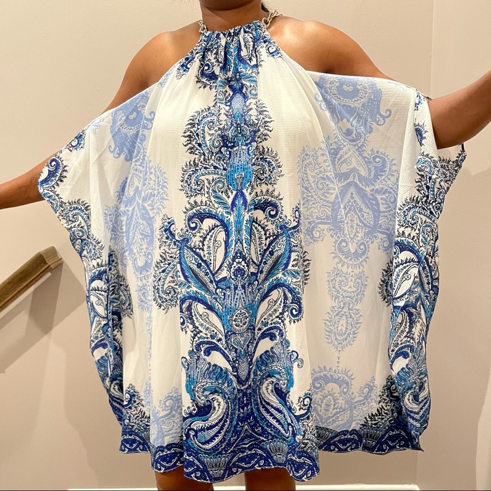 Premier Amour Halter-neck Butterfly Dress